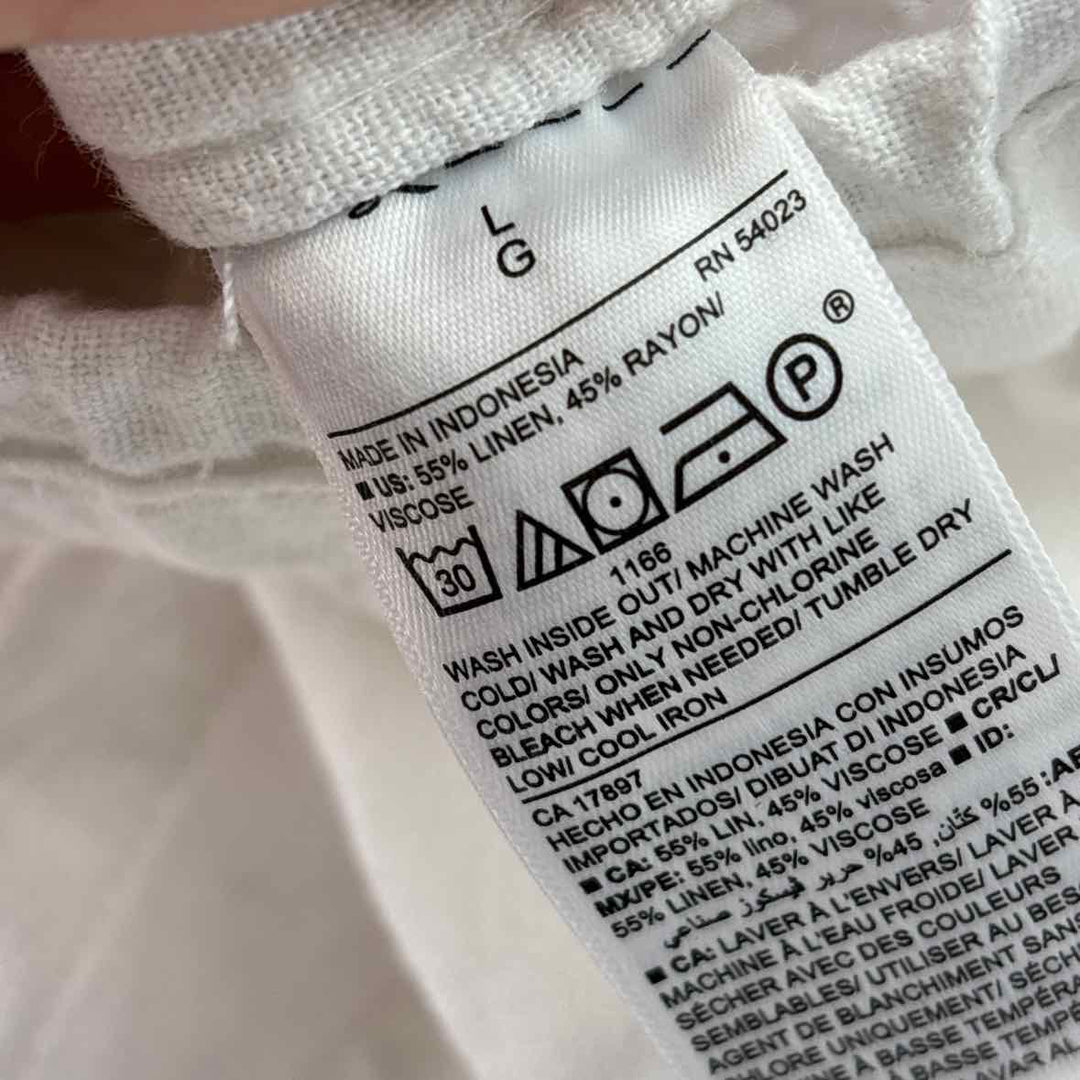 Size L Old Navy White Pants