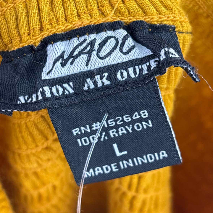 Size L Mustard Dress