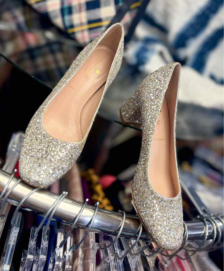 Shoe Size 6.5 Kate Spade Silver Pumps