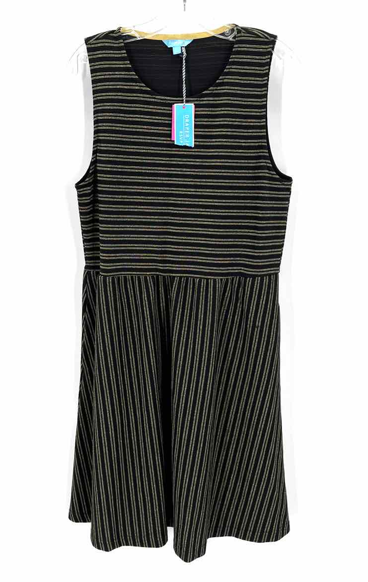 Size L DRAPER JAMES Gold Dress