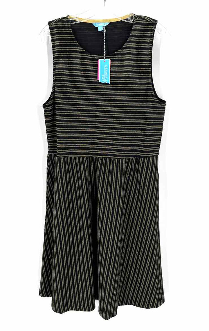 Size L DRAPER JAMES Gold Dress