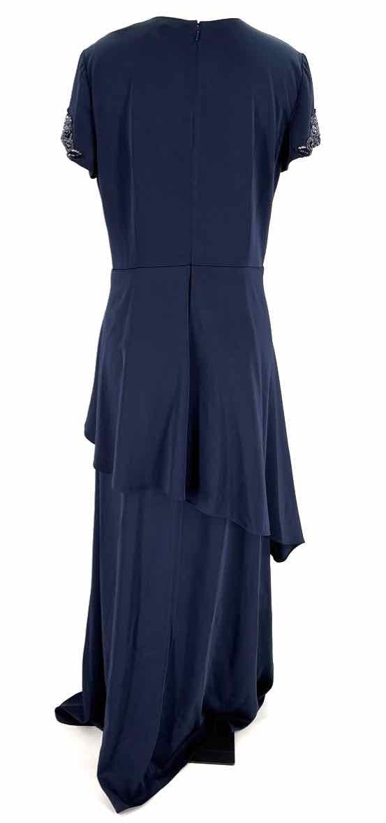 Size 14 DAVID MEISTER Navy Chiffon Dress