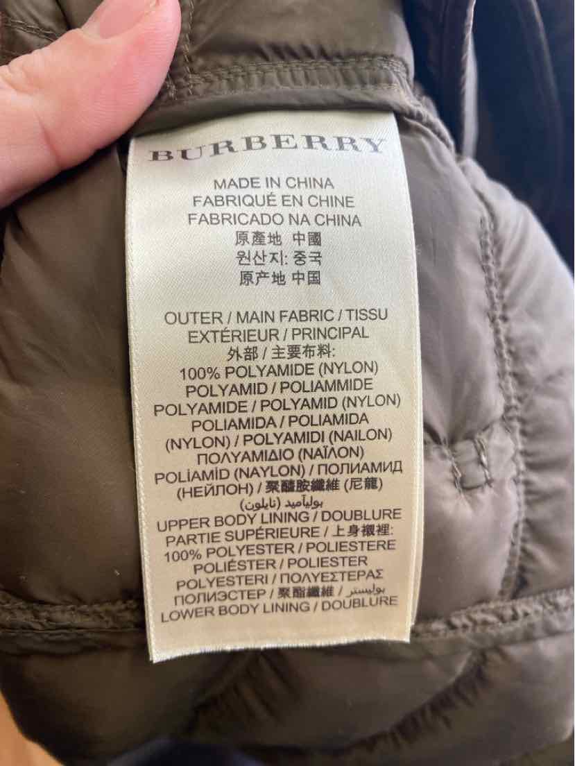 Size XS Burberry Bronze Jacket