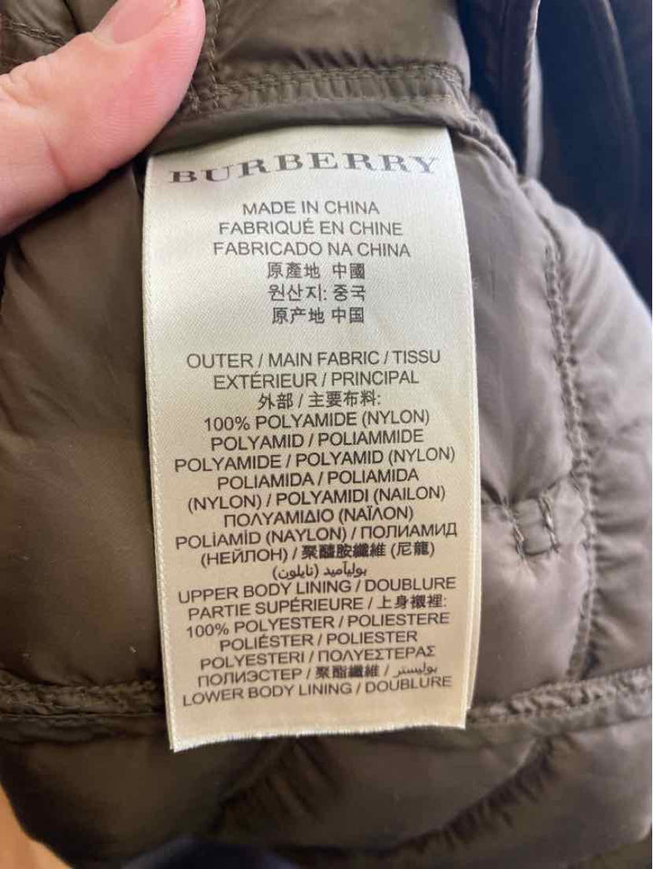 Size XS Burberry Bronze Jacket