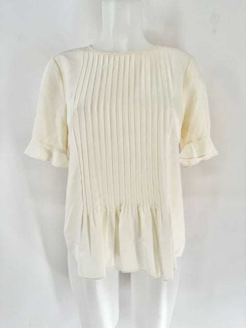 Size S Kate Spade Ivory Silk Shirt