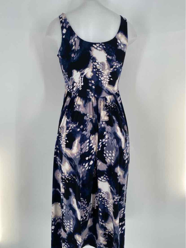 Size XS SIMPLY VERA WANG Blue Print Dress