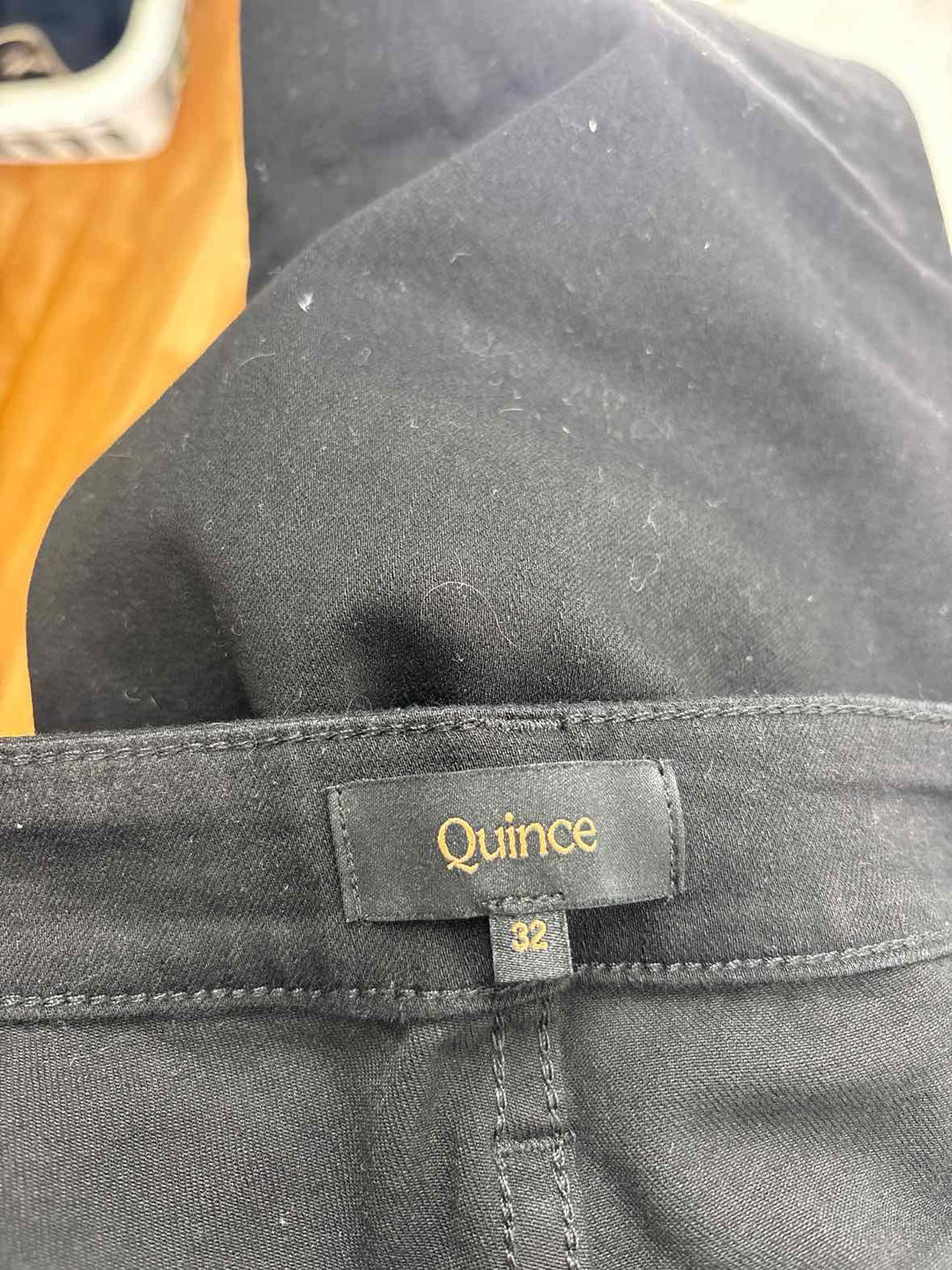 Size 32 QUINCE Black Pants
