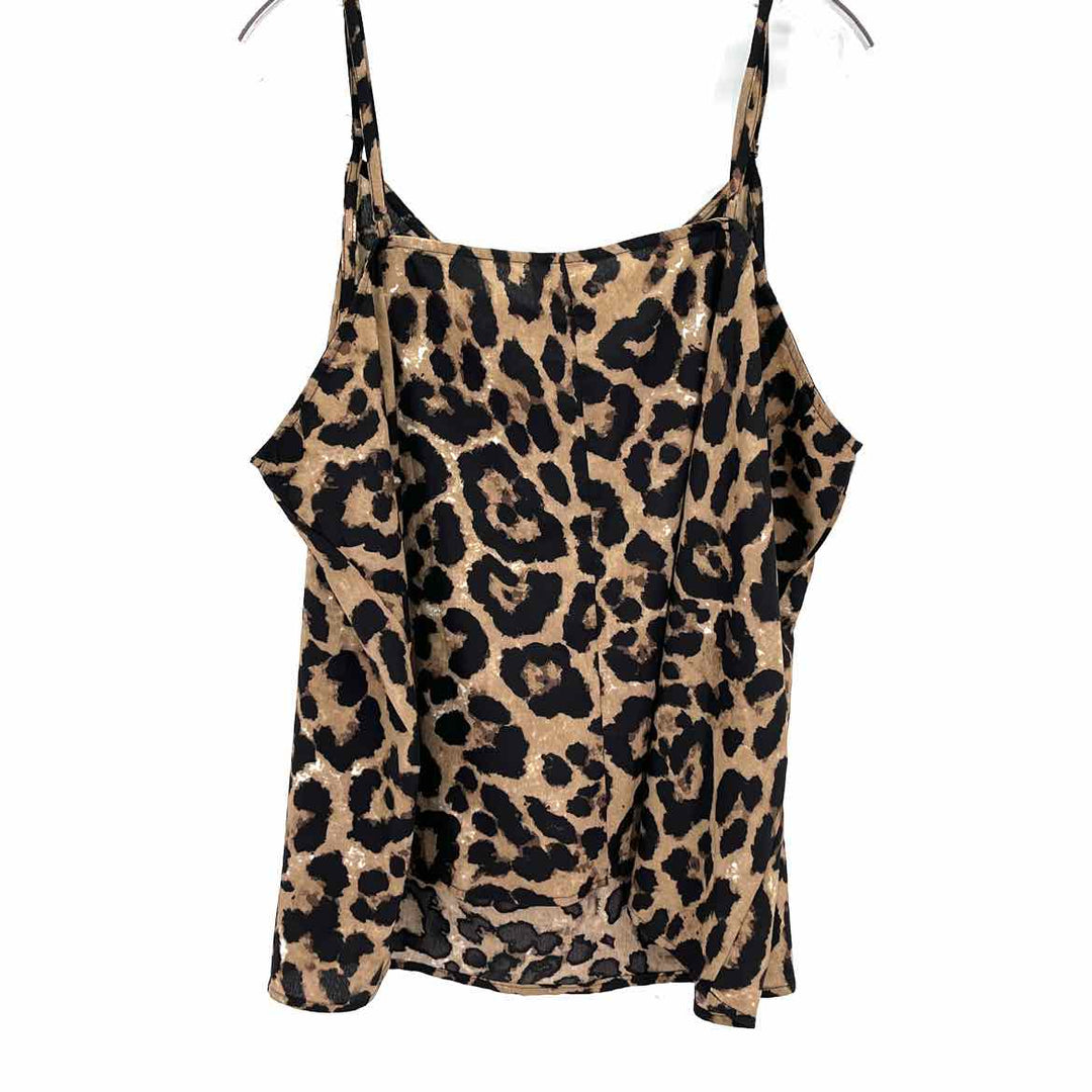 Size 2X Brown Print Shirt
