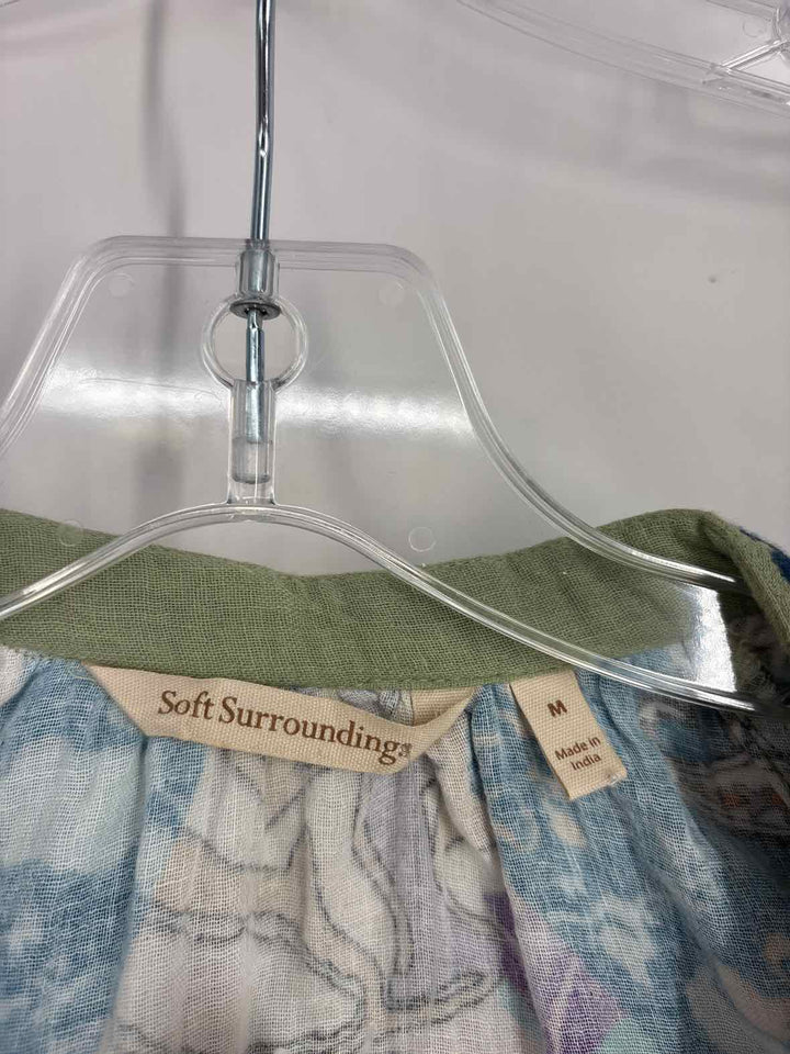 Size M SOFT SURROUNDINGS Green Shirt