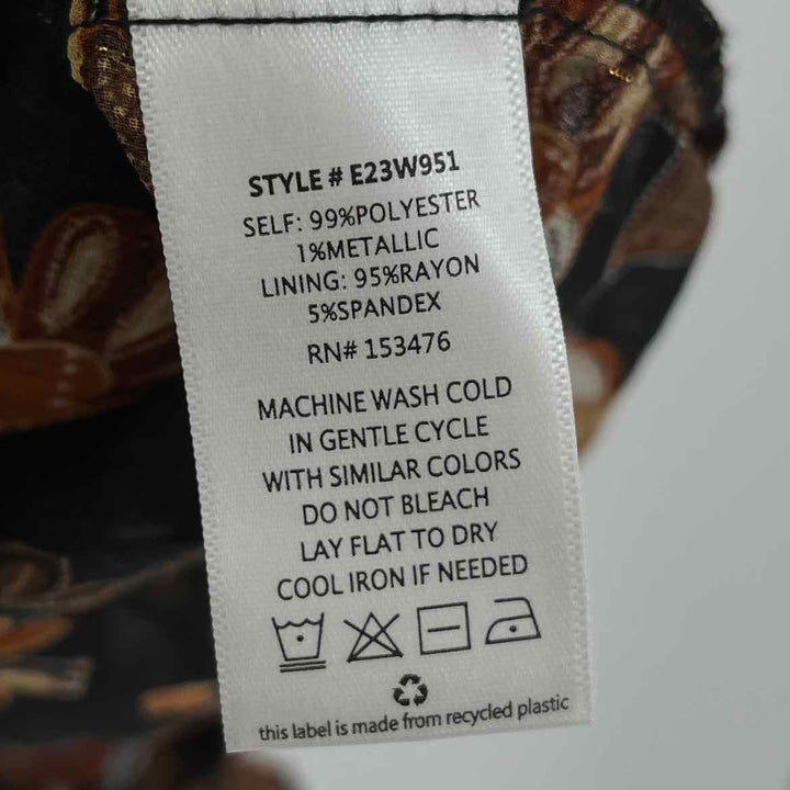 Size XL Brown Print Shirt