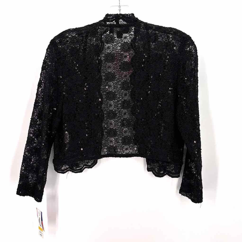 Size S R&M RICHARDS Black Lace Sweater