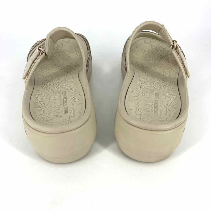 Shoe Size 8 Sketchers Beige Sandals