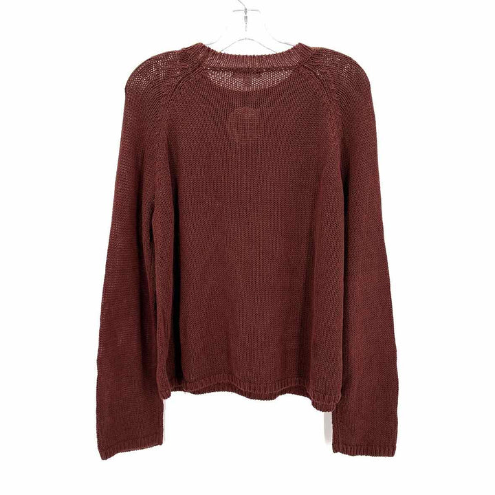 Size L Brown Knit Sweater