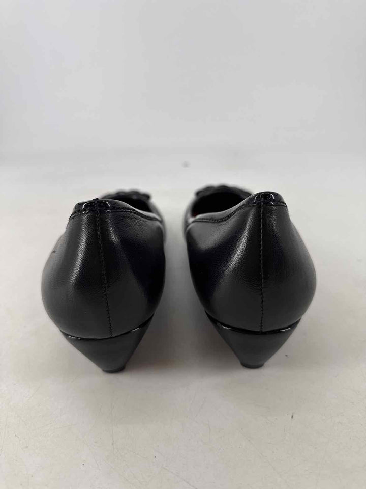 Shoe Size 10 ANTONIO MELANI Black Flats