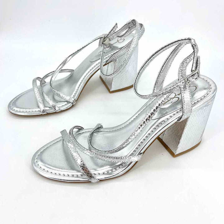 Shoe Size 10 Jessica Simpson Silver Sandals