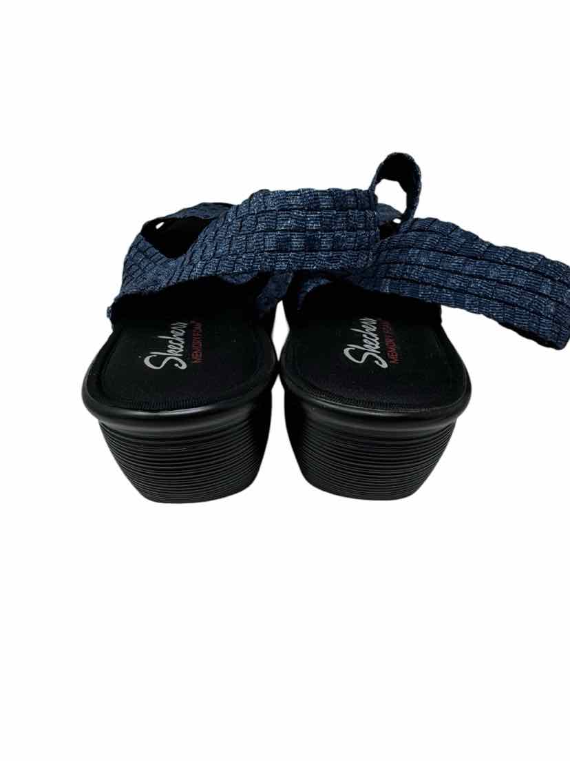 Shoe Size 10 Sketchers Blue Sandals