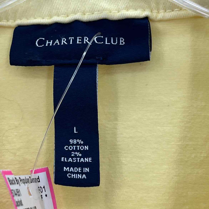 Size L CHARTER CLUB Yellow Jacket