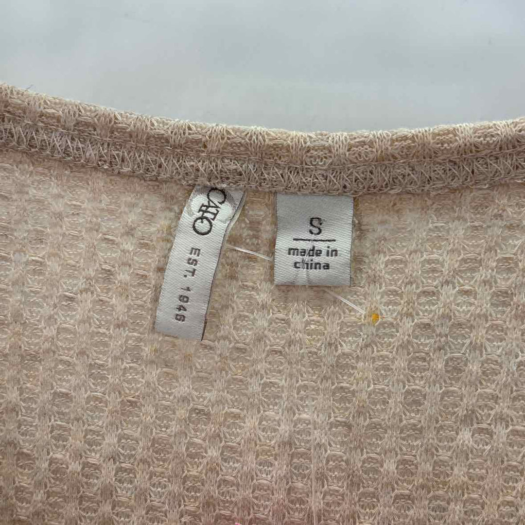Size S CATO Oatmeal Thermal Shirt