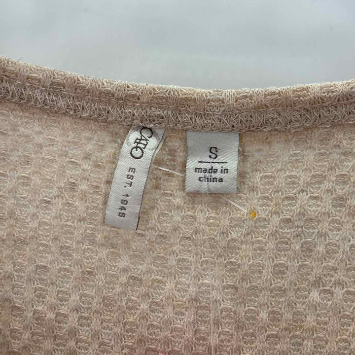 Size S CATO Oatmeal Thermal Shirt