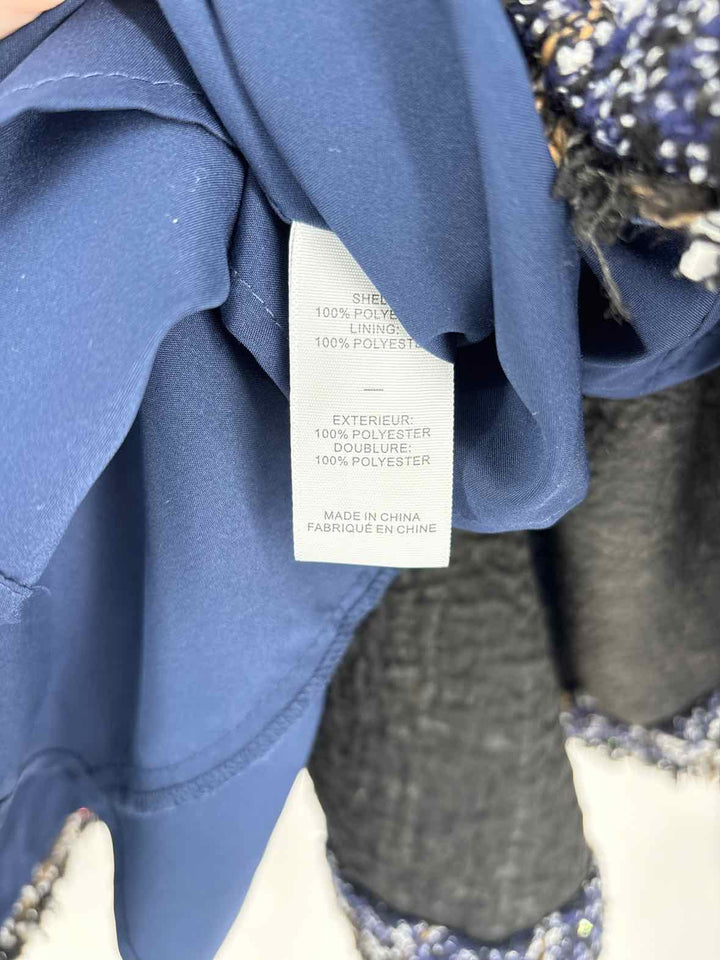 Size 12 LIKELY Navy Print Dress