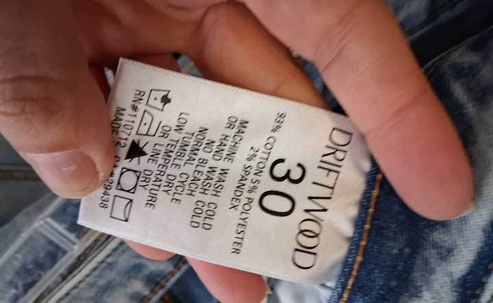 Size 30 DRIFTWOOD Denim Pants
