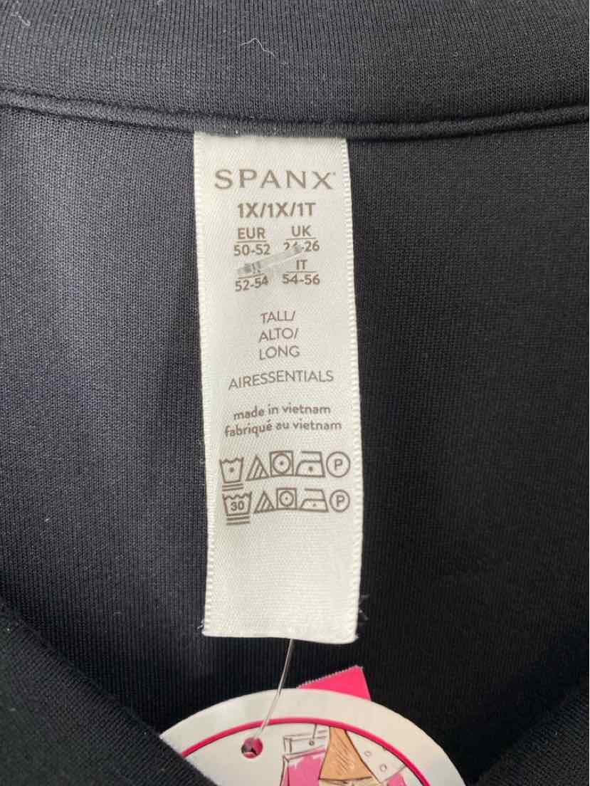 Size 1X SPANX Black Dress