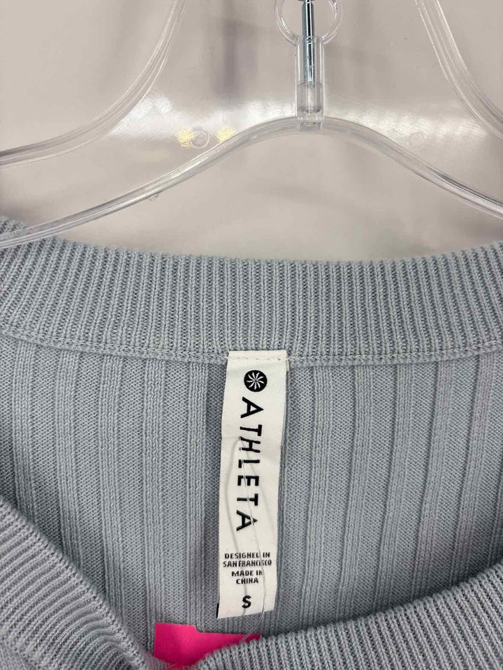 Size S Athleta Blue Knit Sweater