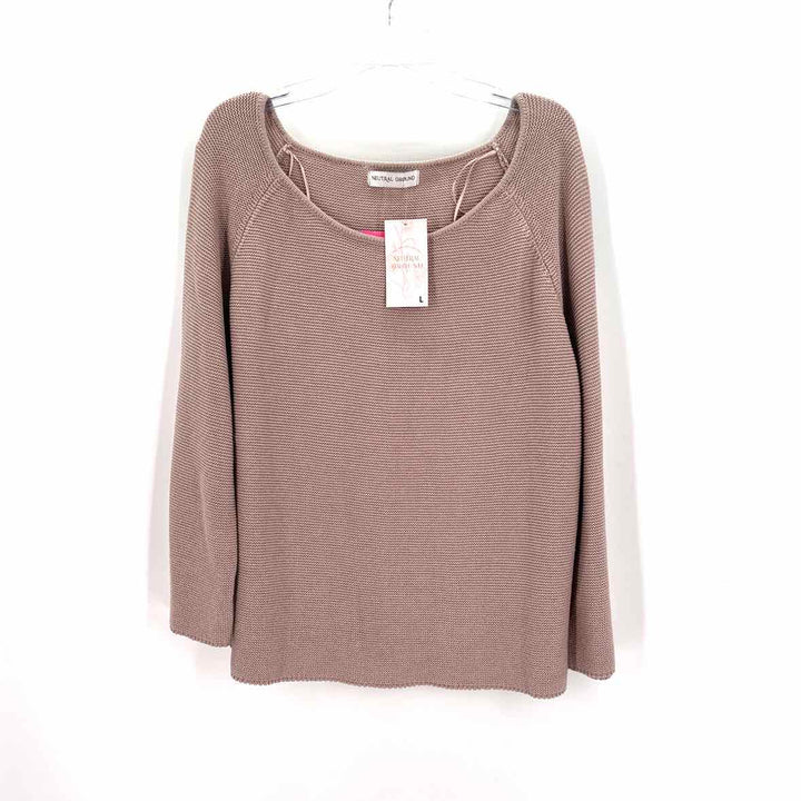 Size L Mauve Knit Sweater