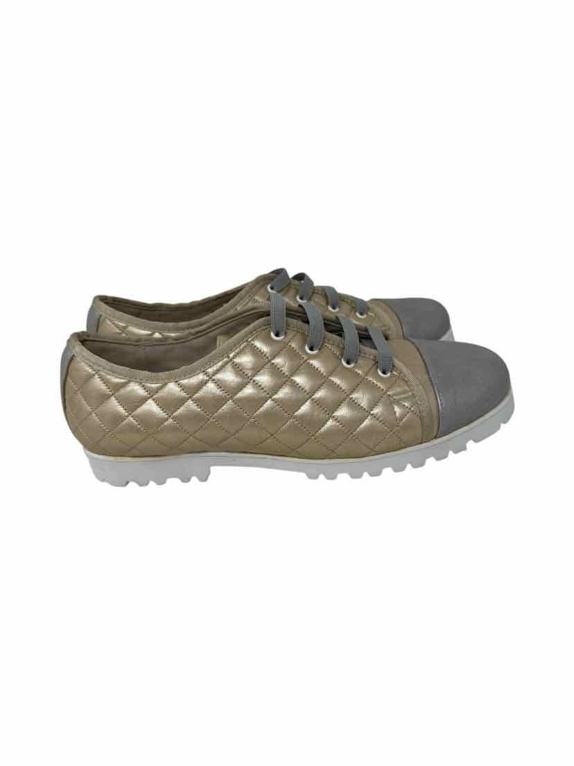 Shoe Size 6.5 Gold Sneakers