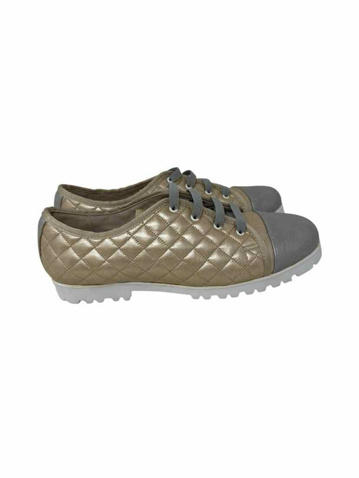 Shoe Size 6.5 Gold Sneakers