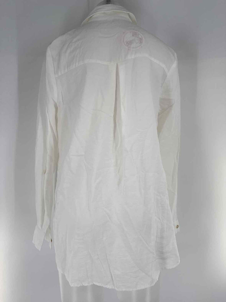 Size 1X BLU PEPPER Cream Shirt