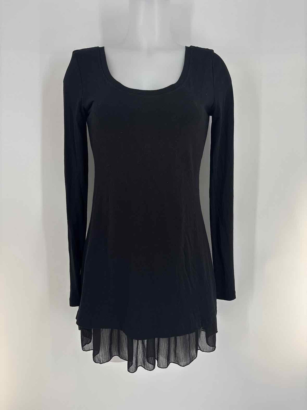 Size XS Black Cotton Shirt