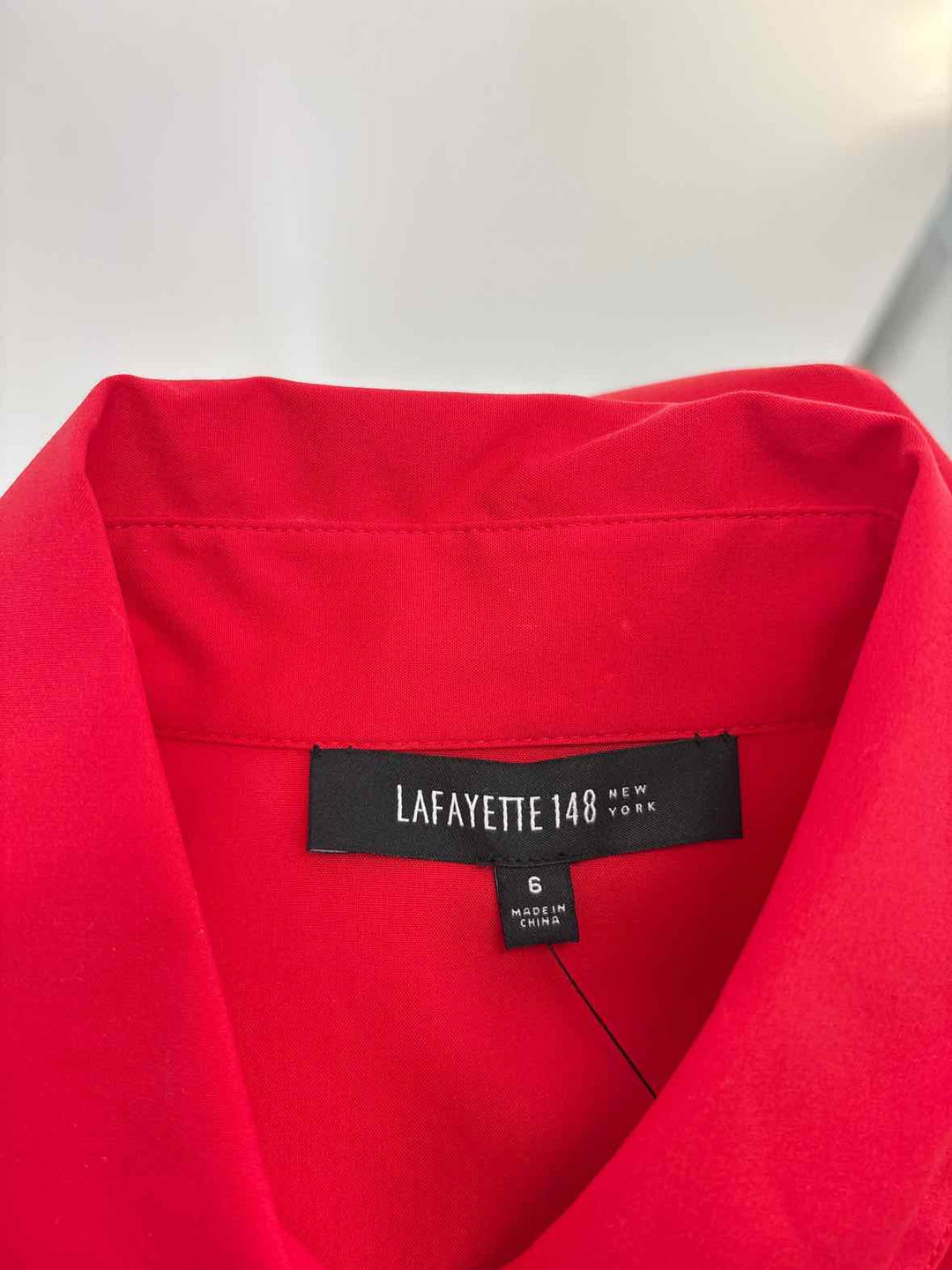 Size 6 LAFAYETTE Red Shirt