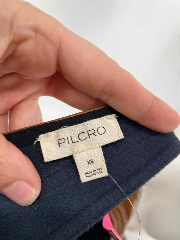Size XS Pilcro & the Letterpress Brown Shirt