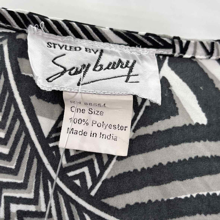 Size One Size Black/White Cardigan
