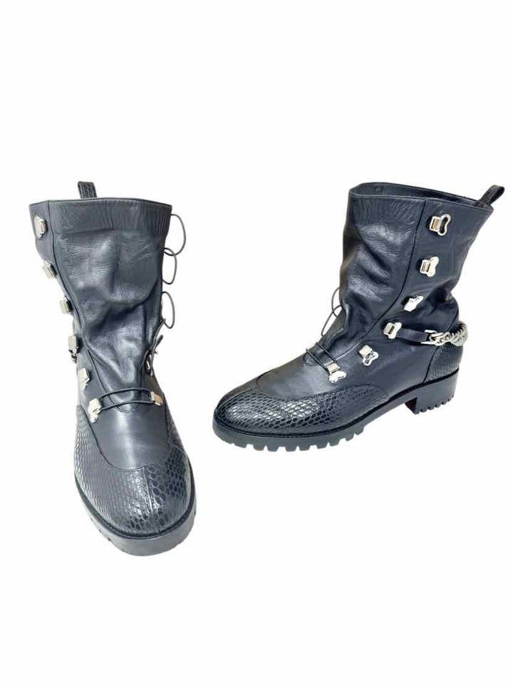 Shoe Size 41 CHRISTIAN LOUBOUTIN Black Leather Luxury - Boots