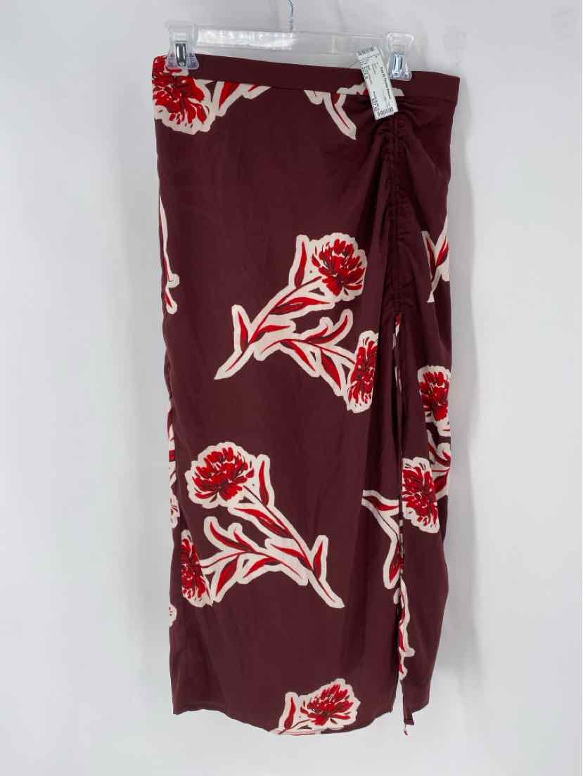 Size 6 Banana Republic Burgundy Skirt