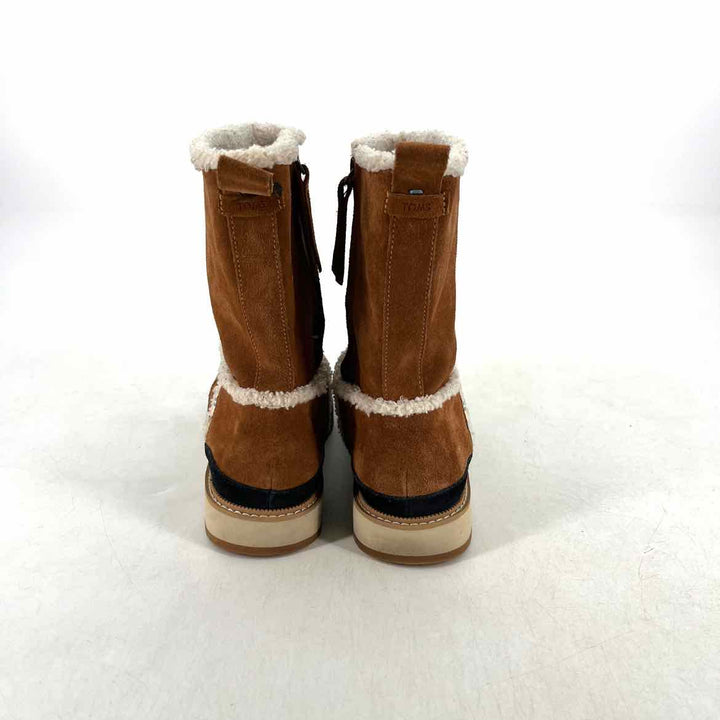 Shoe Size 9 Toms Brown Suede Boots