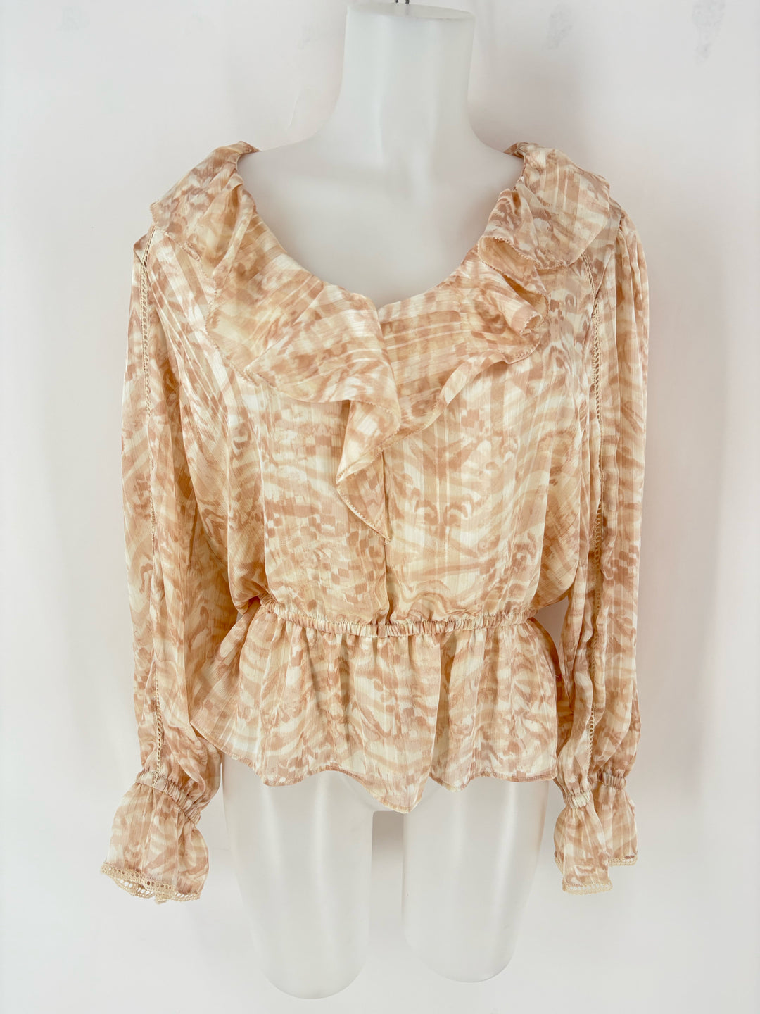 Size XL Sam Edeleman Peach Shirt