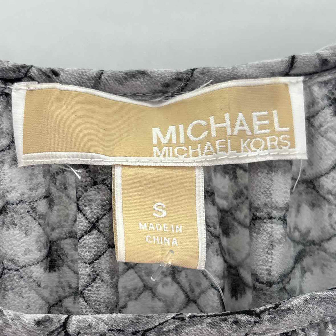 Size S Michael Kors gray print Shirt