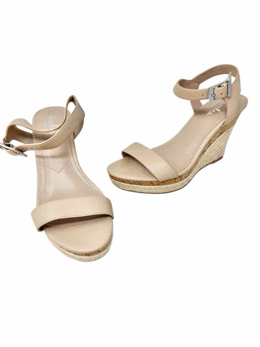 Shoe Size 8.5 CHARLES DAVID Nude Sandals