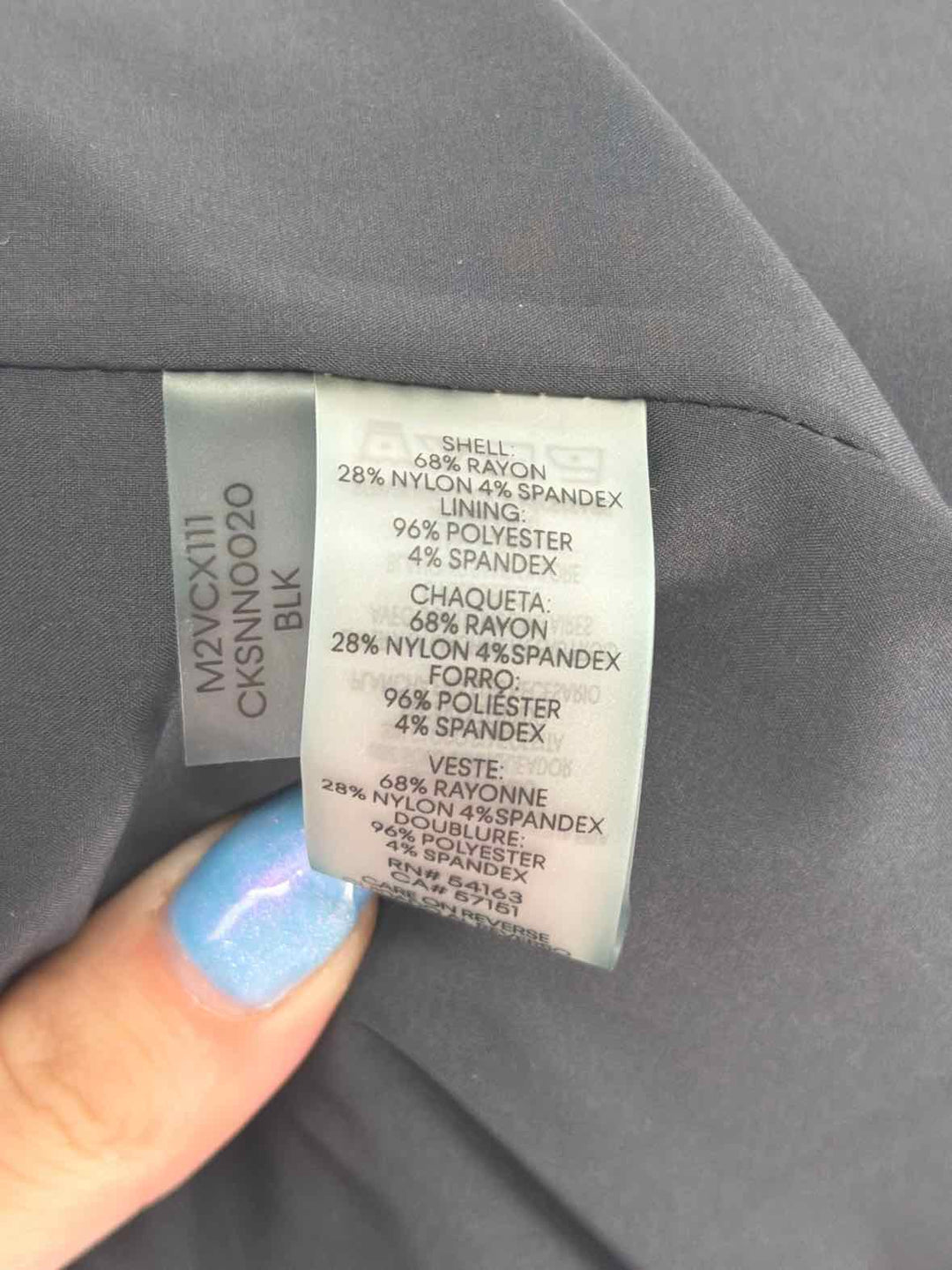 Size 12 Calvin Klein Black Blazer