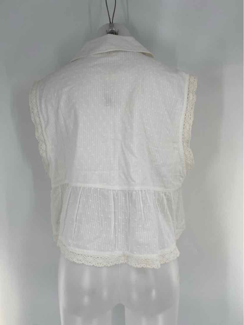 Size XL Pilcro & the Letterpress White Shirt