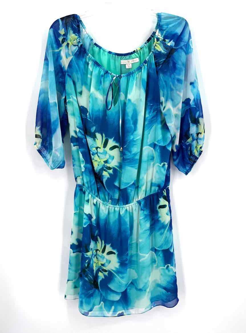 Size M BOSTON PROPER Blue Dress