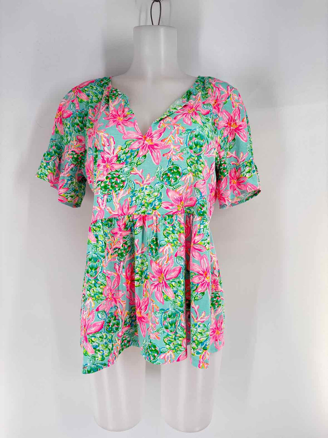 Size L Lilly Pulitzer Multi-Color Shirt