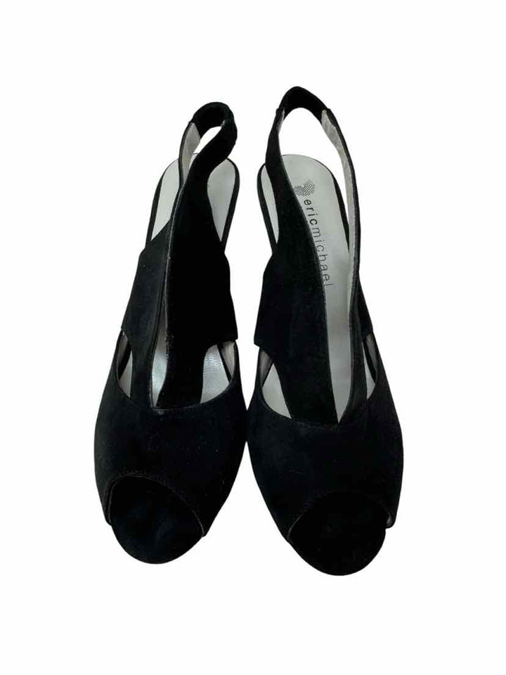 Shoe Size 11 Black Suede Pumps