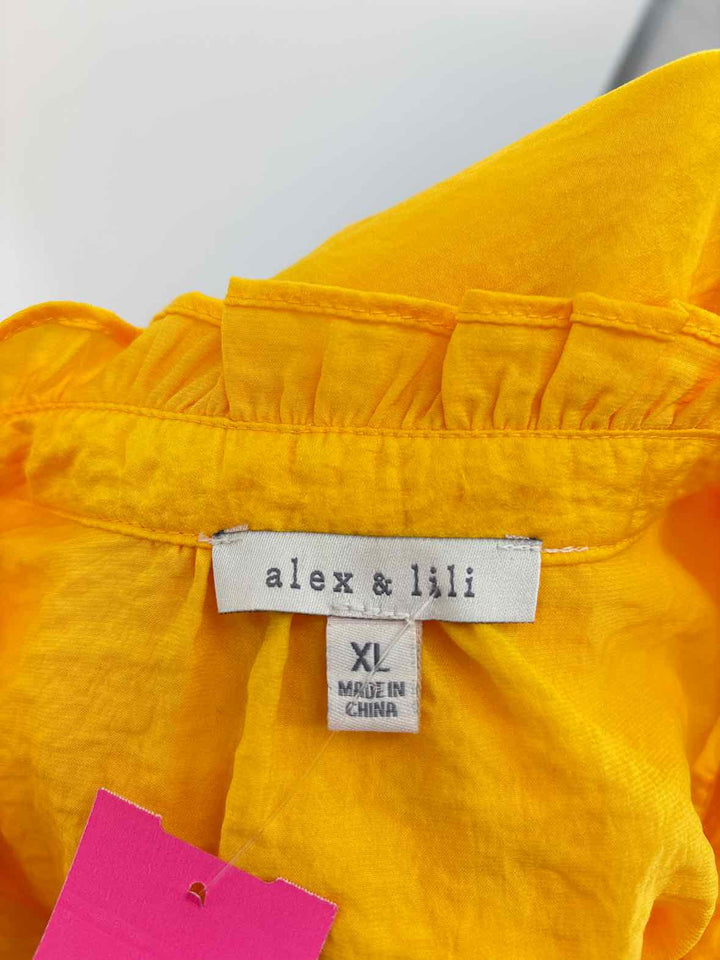 Size XL Yellow Shirt
