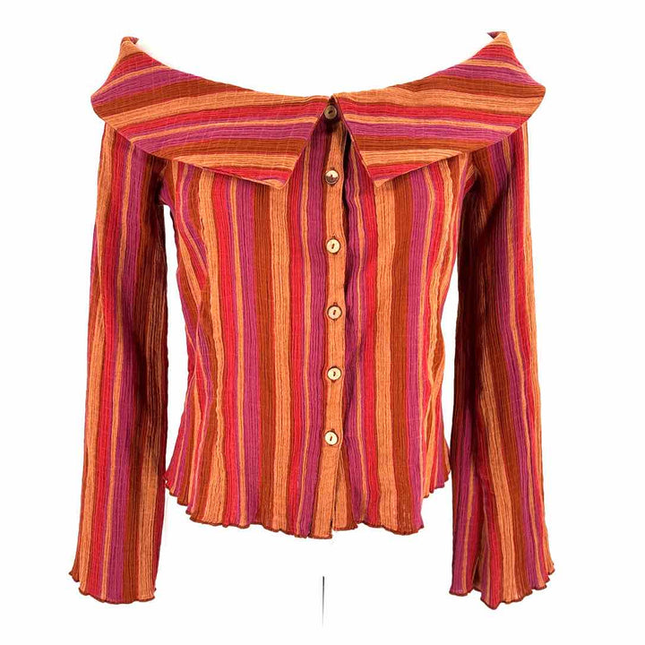 Size L FREE PEOPLE Multi-Color Shirt