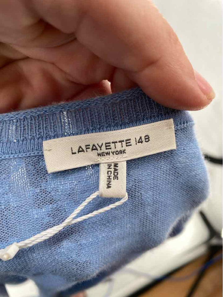Size XXL LAFAYETTE Light Blue Cardigan