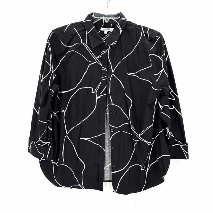 Size 16 Chico's Black/White Shirt